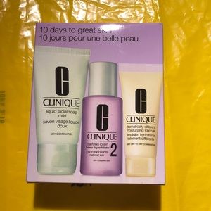 Clinique skin care set